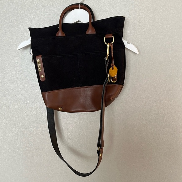 R. Riveter Handbags - R. Riveter Canvas and Leather Crossbody Bag